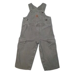 Carhartt Kids Overalls in Olive Green